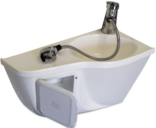Motorhome Fibreglass Deluxe Basin Combo - Tap out - DIY RV Solutions
