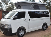 Pop Top Roof Conversion - Toyota Hiace LWB Post 05 - Supply & Fit - DIY RV Solutions