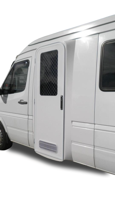 DIY RV Door Conversion - Mercedes Sprinter Pre 07 - Camec Crimsafe - Supply & Fit - DIY RV Solutions