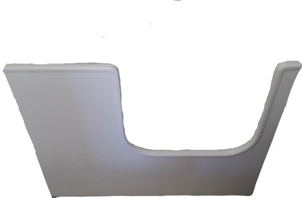 Motorhome Fibreglass Shower -  Step Through Front Panel - DIY RV Solutions